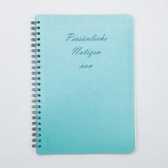 Notizbuch azur