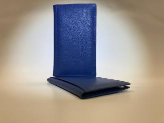 AKTION! Kalender Wechselsteckhülle Leder Royalblau 