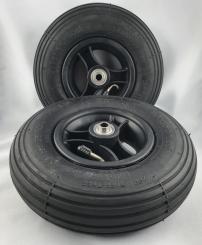 Räderpaar (2 Stück) für Trolley SOFORT lieferbar! Luftbereifung schwarz