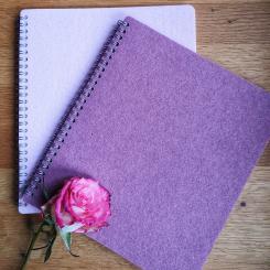 Filz-Dienstmappe ⦁ Kombi aus Zeitschriften- und Traktatformat (8 plus 8 Hüllen) 