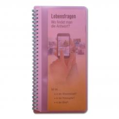 KW 16 Vorbestellung Traktatmäppchen rot mit Namensaufdruck