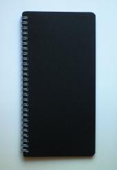 Traktatmäppchen – Leder SCHWARZ Ohne Prägung