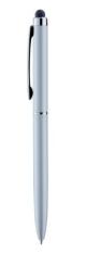 Touch und Kugelschreiber SILBERGRAU