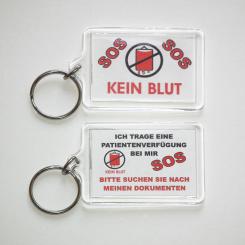 Schlüsselanhänger – KEIN BLUT Deutsch