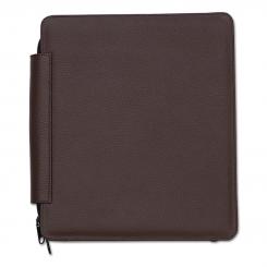 Tablet- Dienstmappe in Leder schokobraun 
