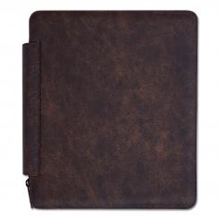 Tablet- Dienstmappe in Leder Used-Optic Goldprägung