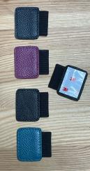 LEDER-Stifteschlaufe - selbstklebend – Klebefläche ca. 33 x 24 mm 