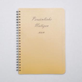 Notizbuch apricot