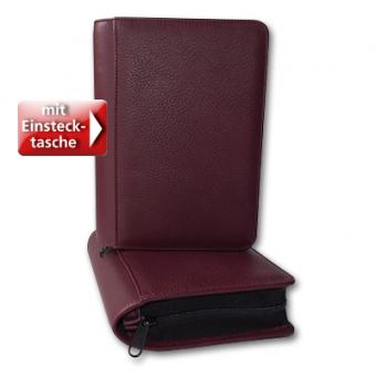 Silberbibel - Standardbibel Leder Weinrot ohne Prägung