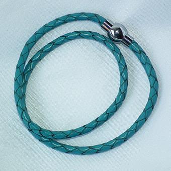 Radikal REDUZIERT! Lederarmband Türkis | Standard