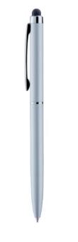 Touch und Kugelschreiber SILBERGRAU