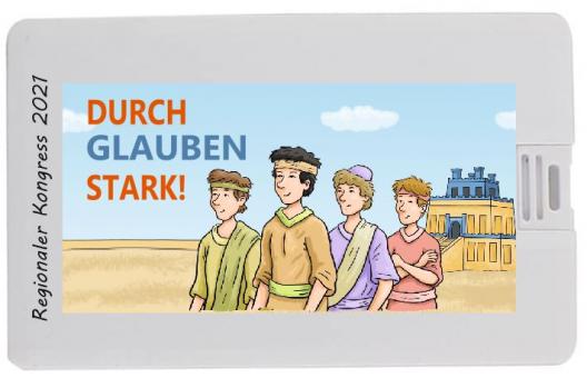 Kongress Speicherkarte ca. 16 GB „DURCH GLAUBEN STARK“