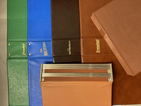 GRATIS! Antiquarische WACHTTURM Literatur Literatur OrdnerBOX BRAUN